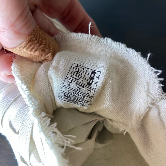 Rocket Dog Off White Canvas Slip On Sneakers Size 8 Woman's - Picture 6 of 7